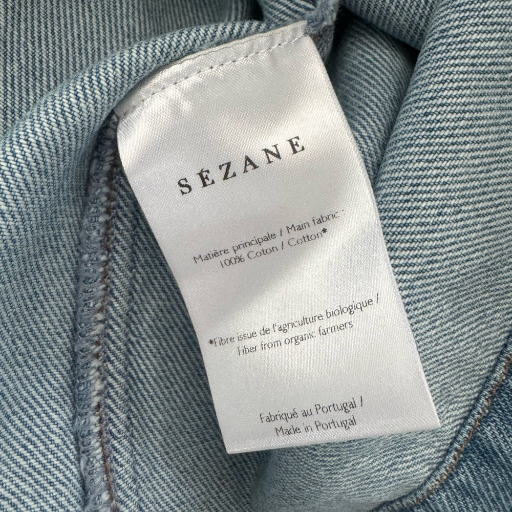 Sezane Jelena Skirt in Light Blue - Picture 6 of 9